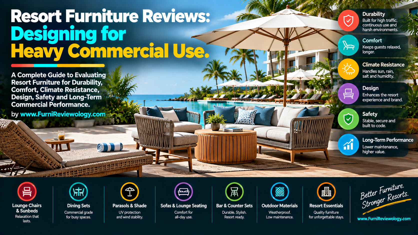 Resort Furniture Reviews: Designing for Heavy Commercial Use
