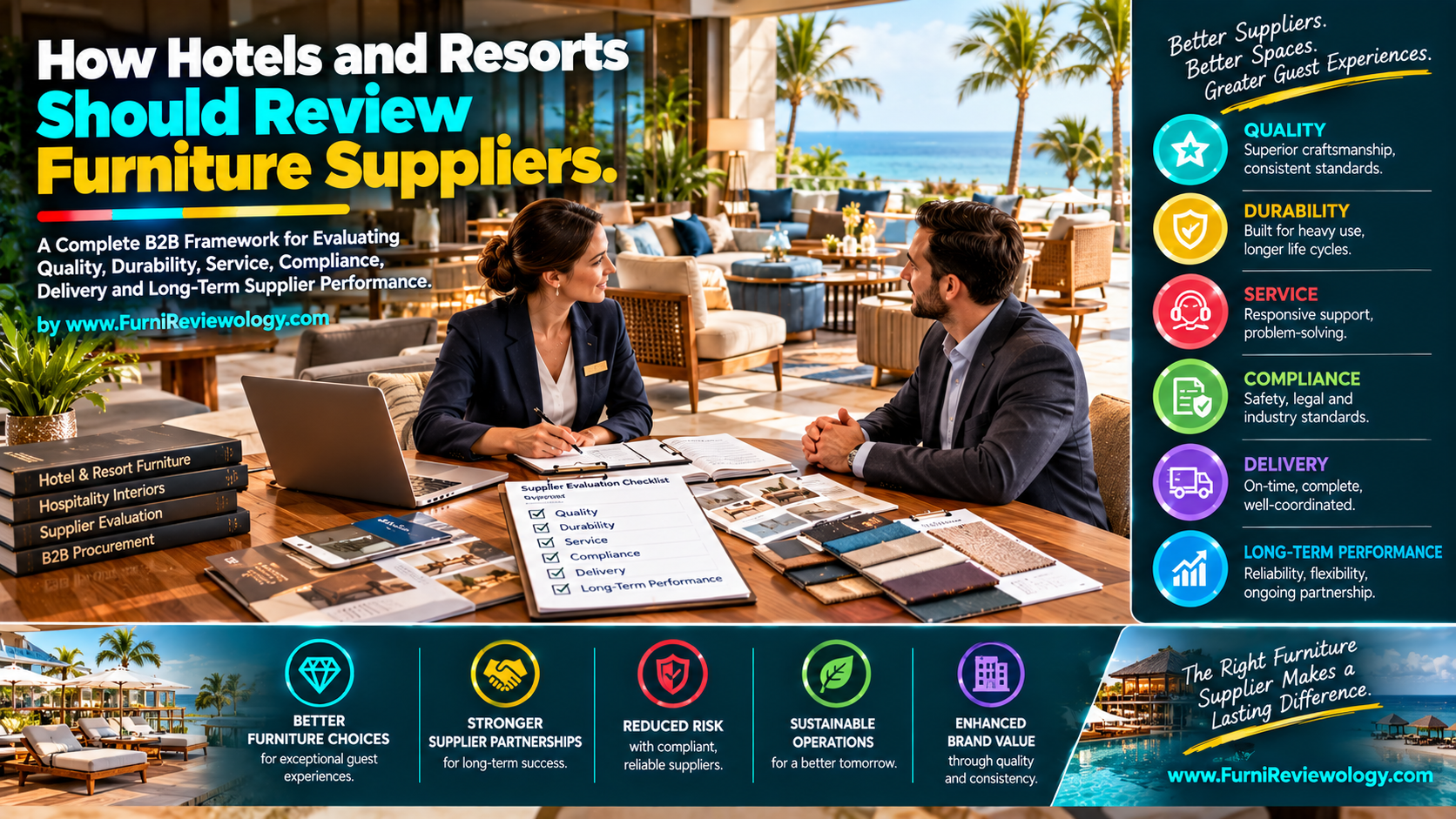 How Hotels and Resorts Should Review Furniture Suppliers