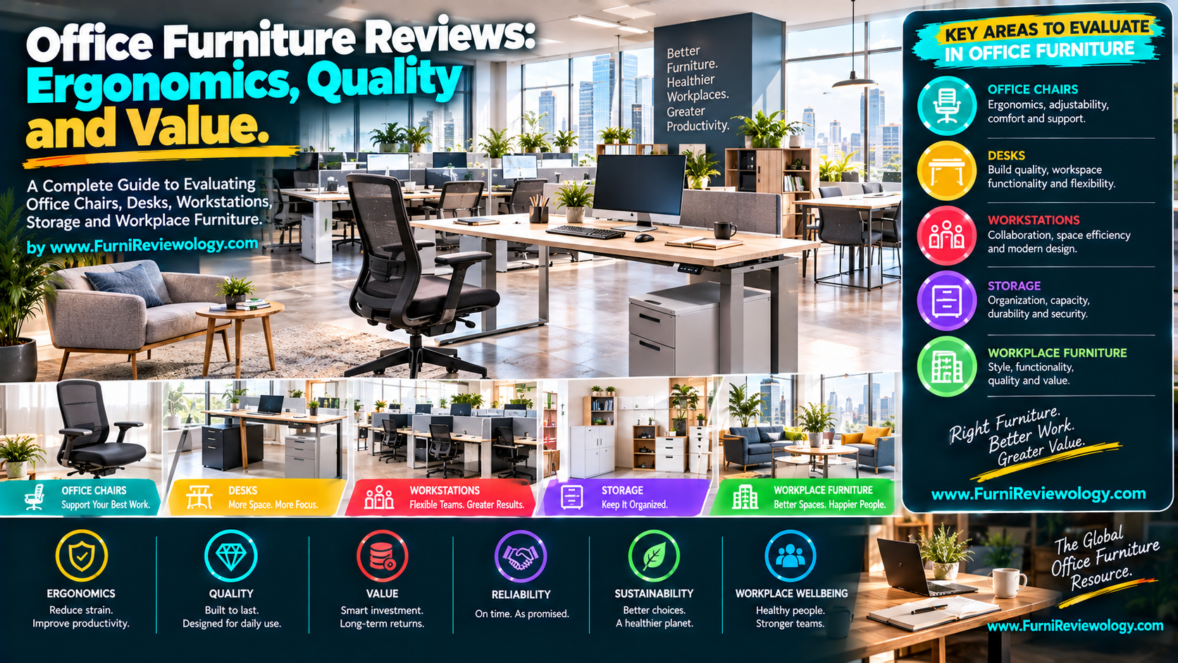 Office Furniture Reviews: Ergonomics, Quality and Value