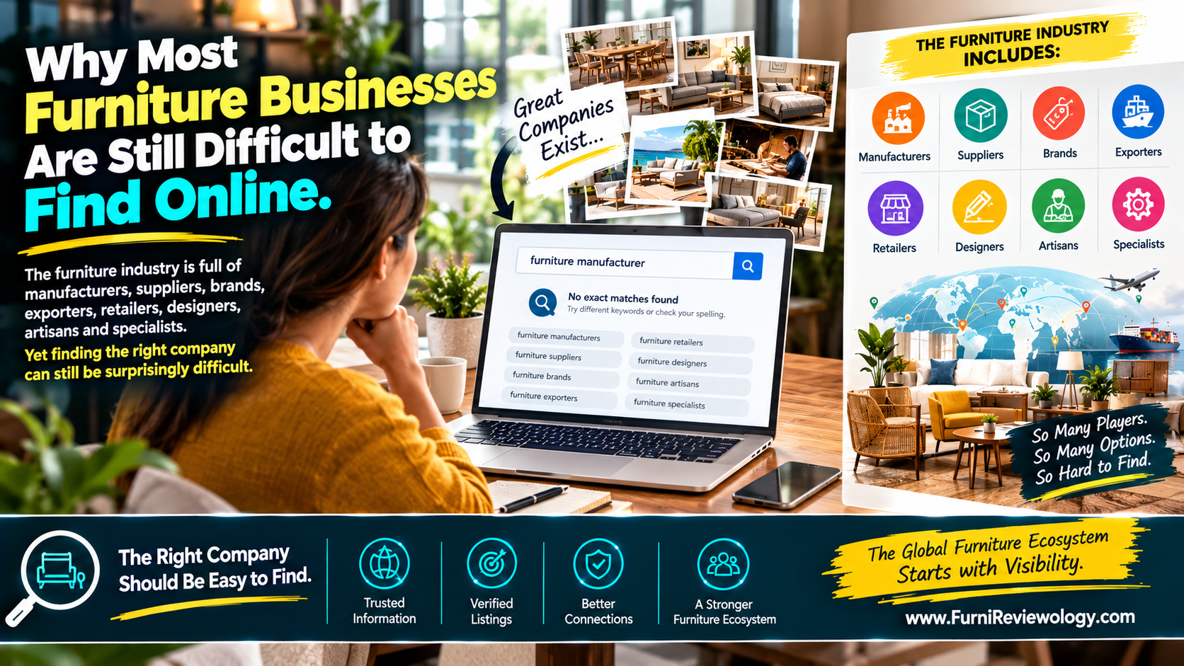 Why Most Furniture Businesses Are Still Difficult to Find Online