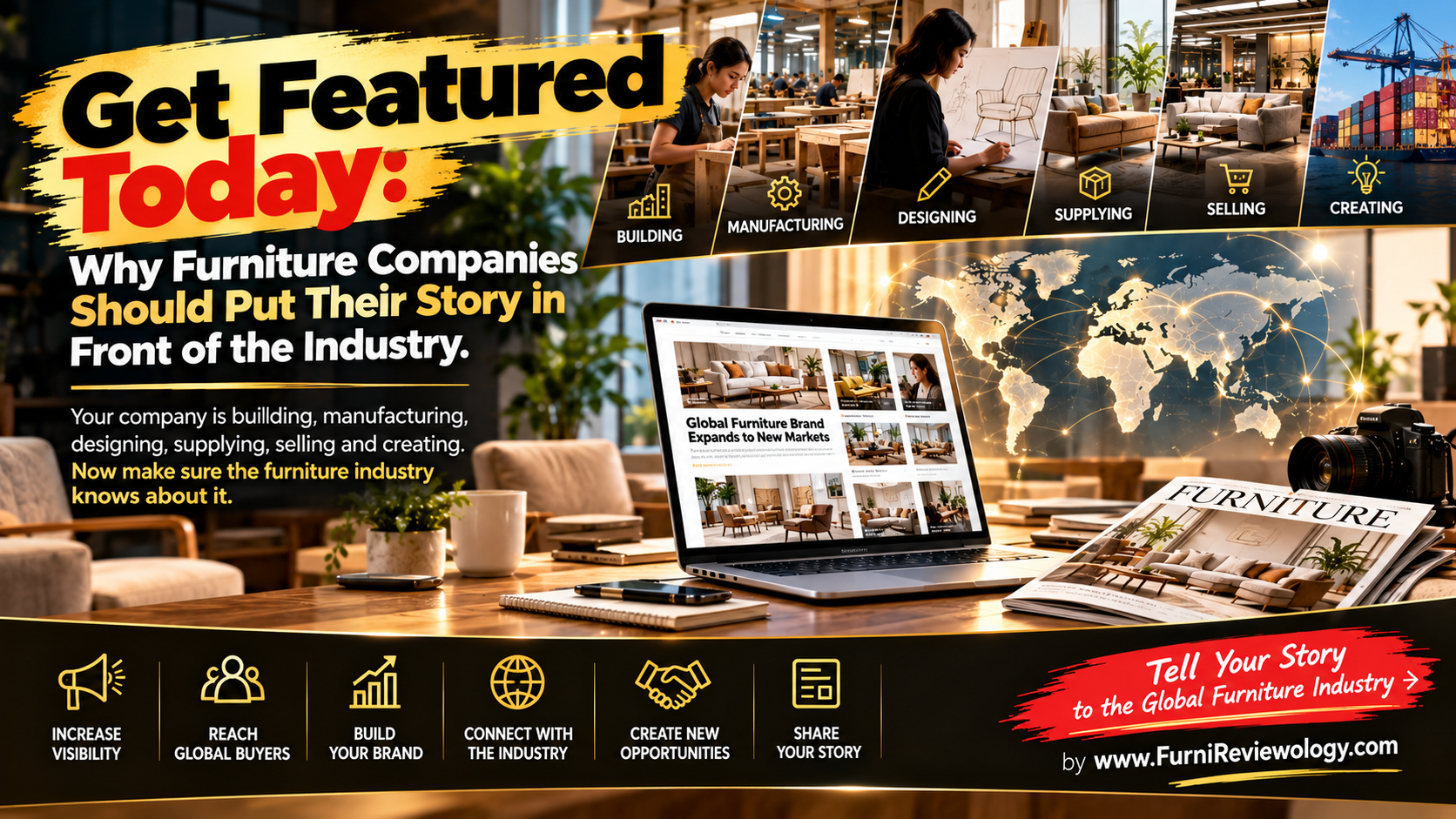 Get Featured Today: Why Furniture Companies Should Put Their Story in Front of the Industry