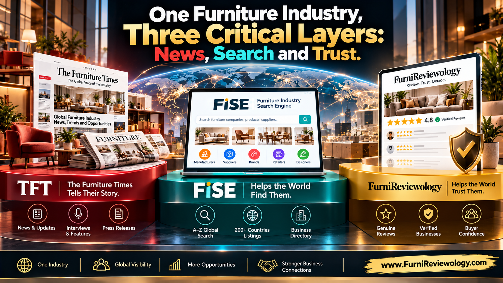 One Furniture Industry, Three Critical Layers: News, Search and Trust