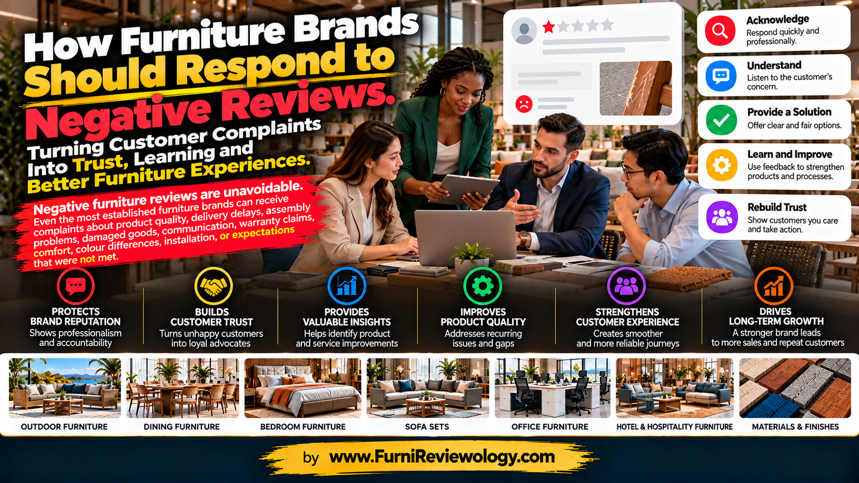 How Furniture Brands Should Respond to Negative Reviews