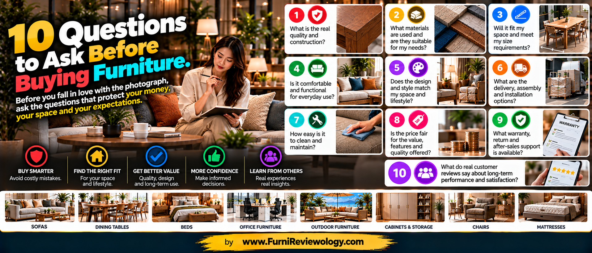 10 Questions to Ask Before Buying Furniture