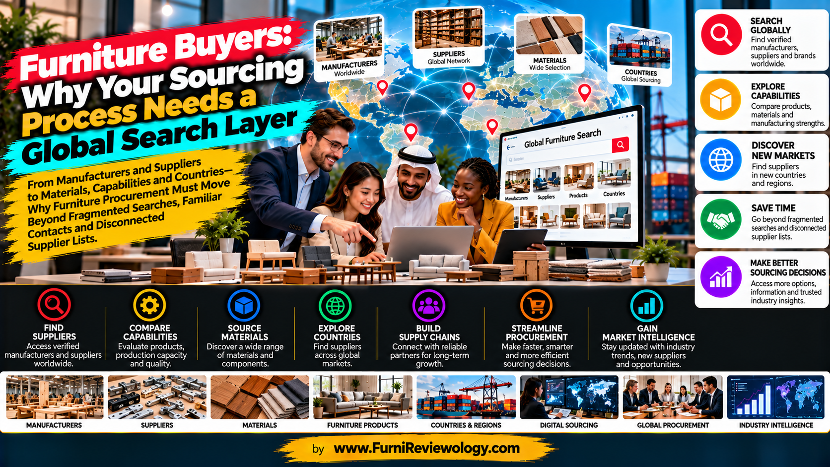 Furniture Buyers: Why Your Sourcing Process Needs a Global Search Layer
