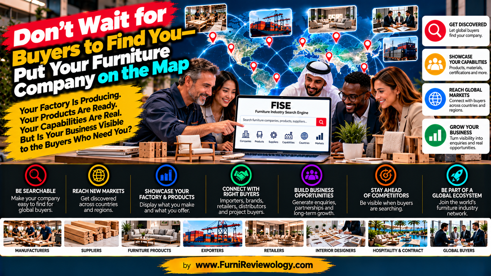 Don't Wait for Buyers to Find You—Put Your Furniture Company on the Map