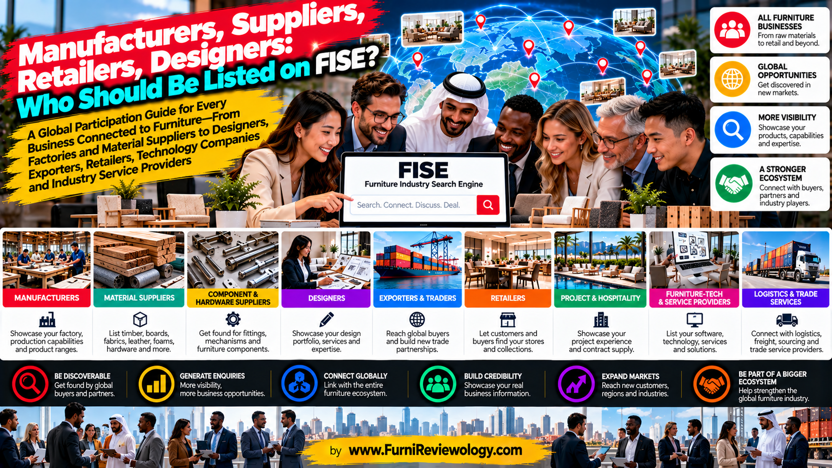 Manufacturers, Suppliers, Retailers, Designers: Who Should Be Listed on FISE?