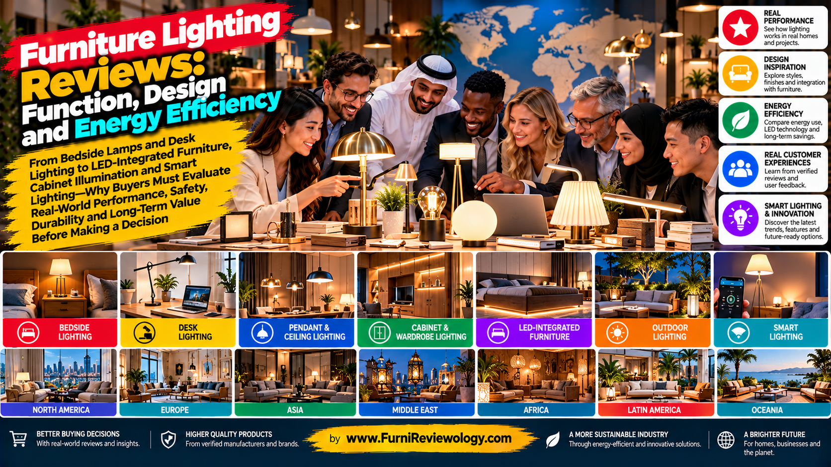 Furniture Lighting Reviews: Function, Design and Energy Efficiency